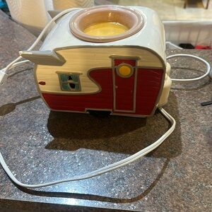 Scentsy RV Wax Warmer red grey great for your camper or rv